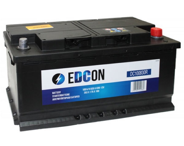 Аккумуляторная батарея EDCON DC100830R, 12В 100А/ч