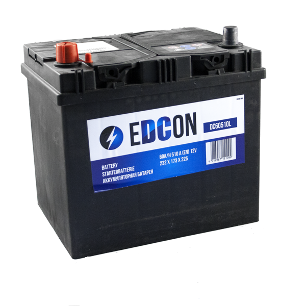 Аккумуляторная батарея EDCON DC60510L, 12В 60А/ч