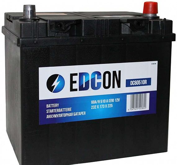 Аккумуляторная батарея EDCON DC60510R, 12В 60А/ч