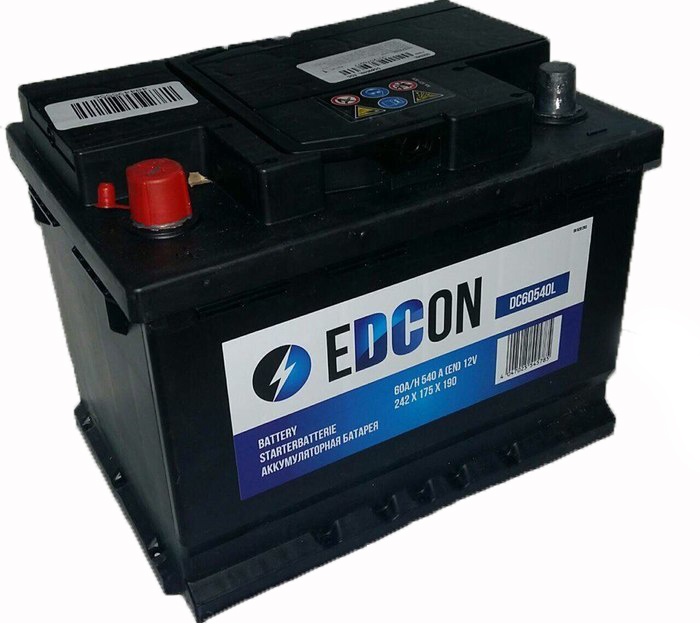 Аккумуляторная батарея EDCON DC60540L, 12В 60А/ч