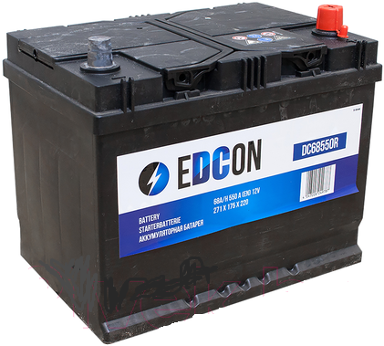 Аккумуляторная батарея EDCON DC68550R, 12В 68А/ч