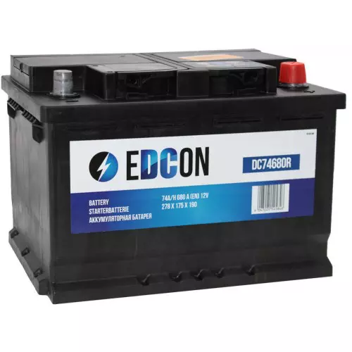 Аккумуляторная батарея EDCON DC74680R, 12В 74А/ч