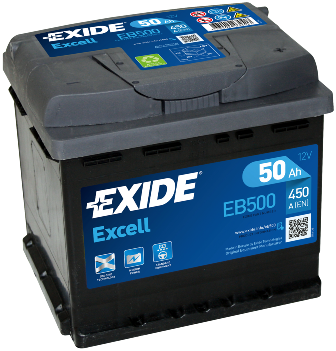 Аккумуляторная батарея EXIDE EB500 