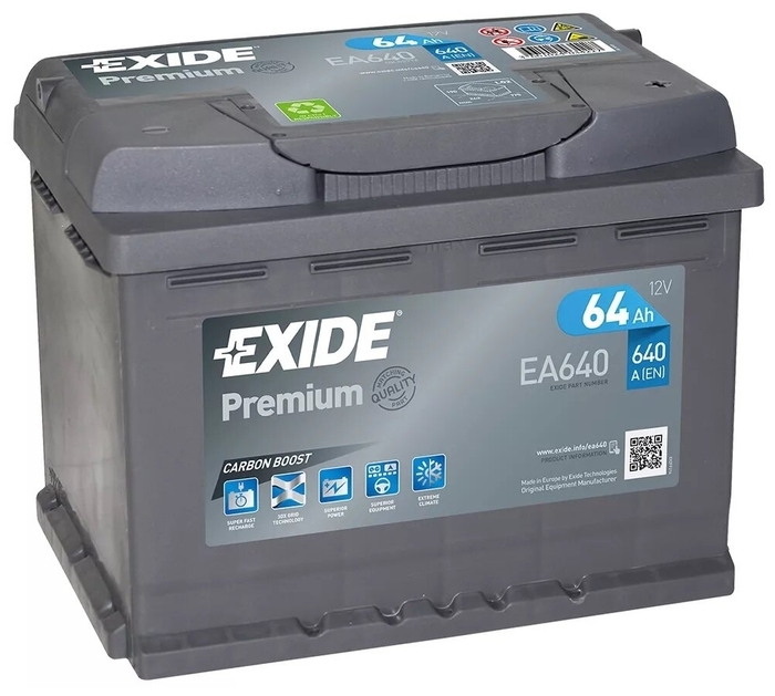 Аккумуляторная батарея EXIDE EA640 