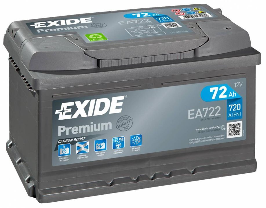 Аккумуляторная батарея EXIDE EA722 