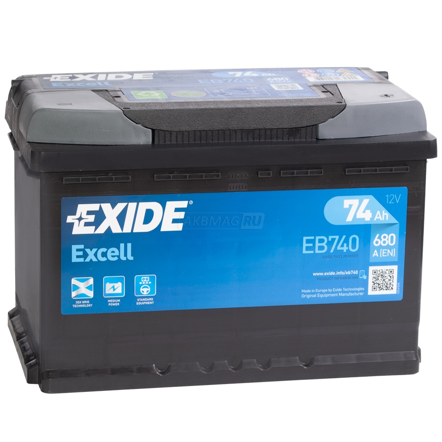 Аккумуляторная батарея EXIDE EB740 