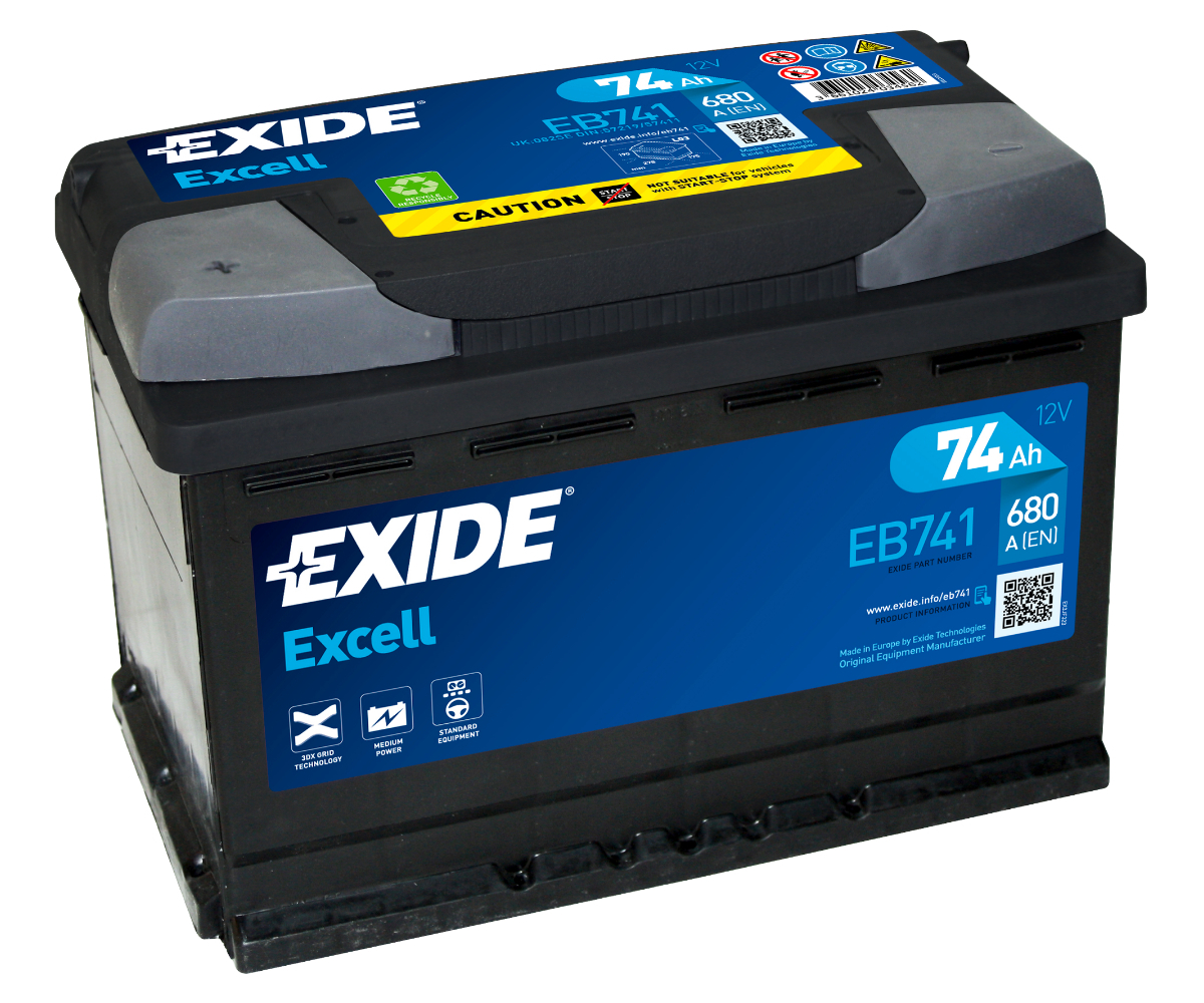 Аккумуляторная батарея EXIDE EB741 