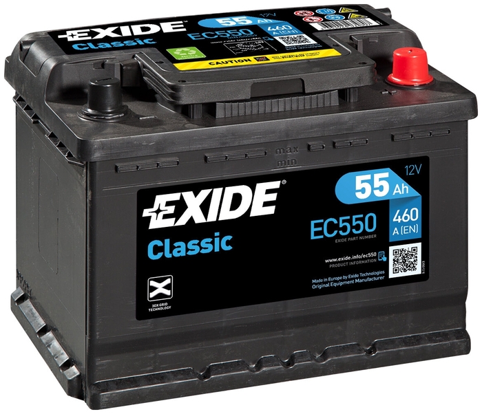 Аккумуляторная батарея EXIDE EC550 