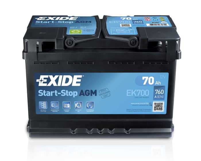 Аккумуляторная батарея EXIDE EK700 