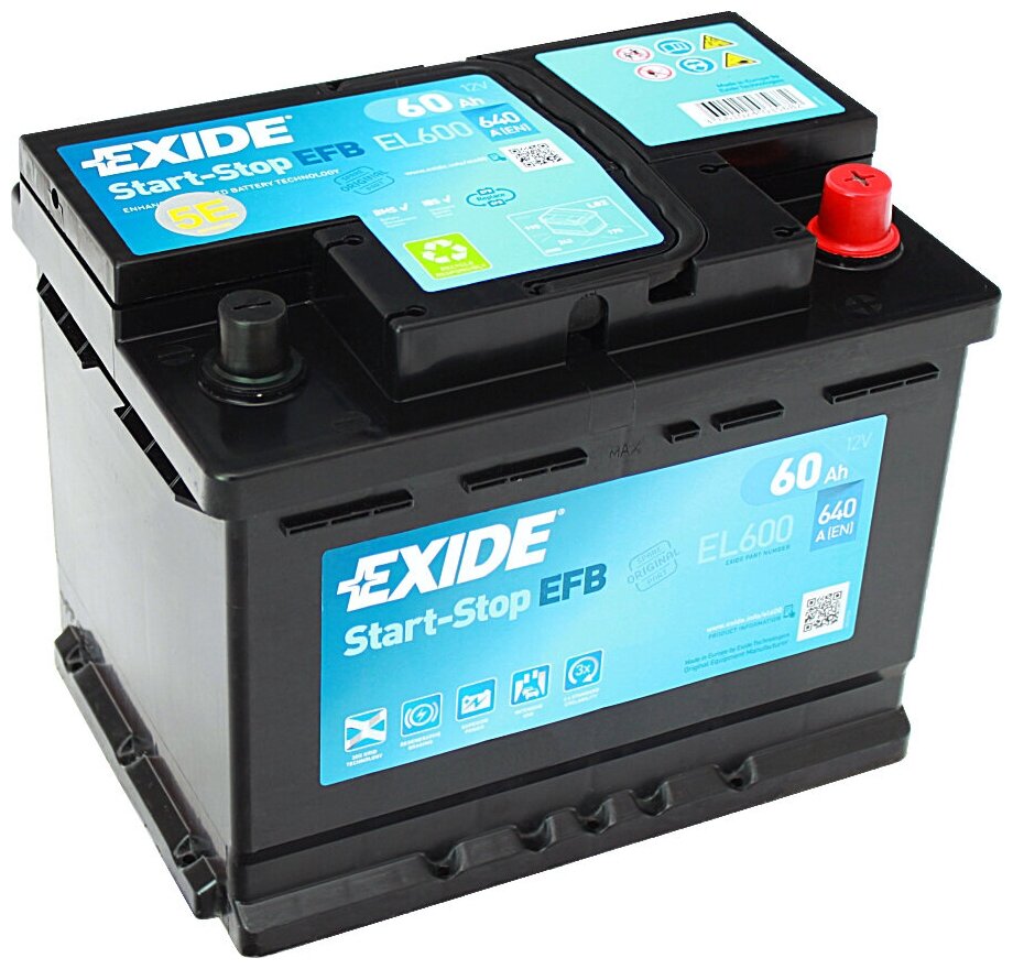 Аккумуляторная батарея EXIDE EL600 