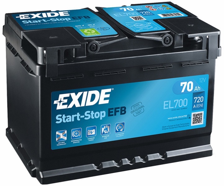 Аккумуляторная батарея EXIDE EL700 